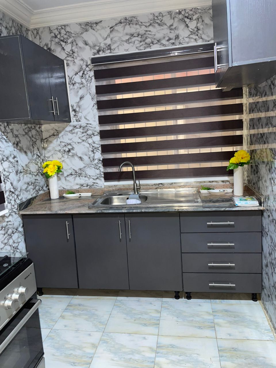 Modern fitted kitchen